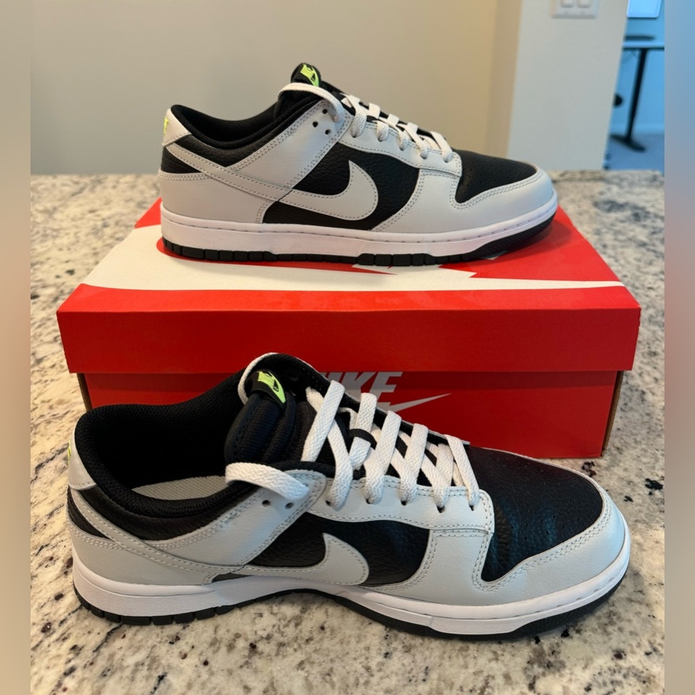 Nike Dunk Low “Reverse Panda Neon”